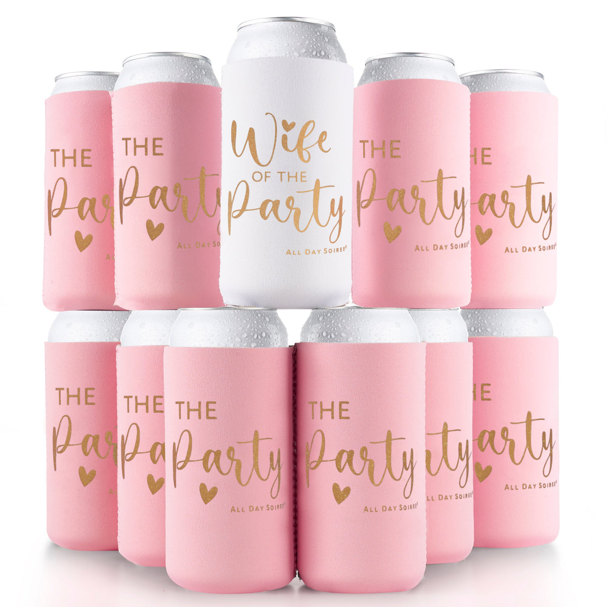 Wife of the Party, Party Pouch - Sprinkled With Pink