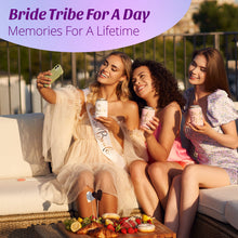 Load image into Gallery viewer, Bride Tribe Bachelorette Party Regular Cans Bottles Coozies - Rosé Pink - 11 Pack